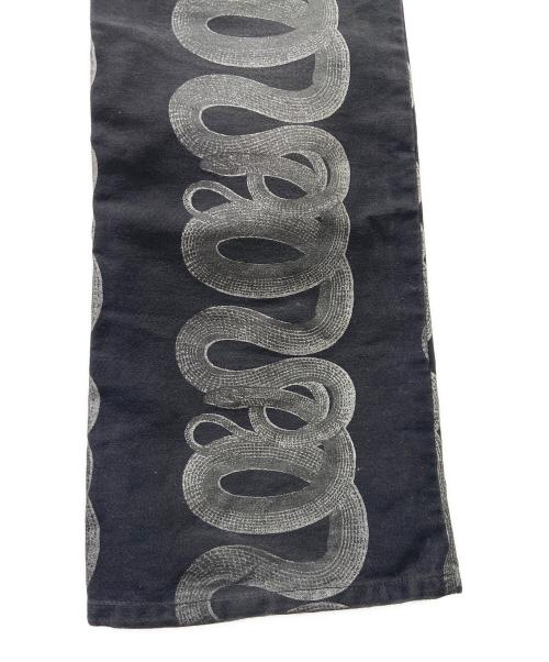 hysterics（ヒステリックス）hysterics (ヒステリックス) スネークループパンツ ホワイト×ブラック サイズ:Lの古着・服飾アイテム