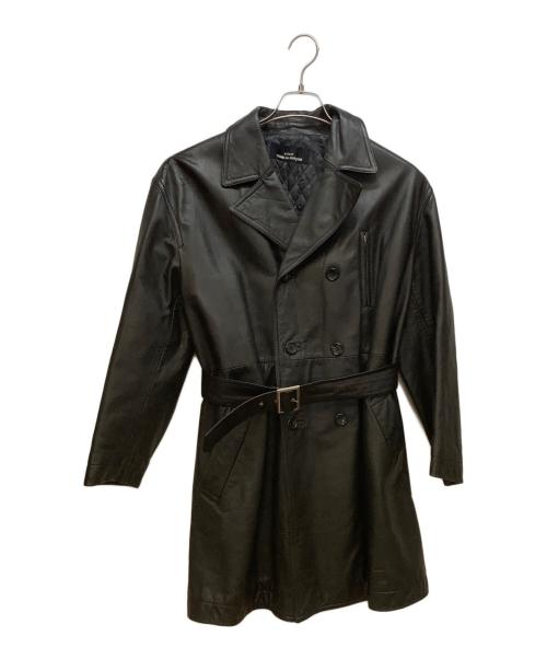 tricot COMME des GARCONS（トリココムデギャルソン）tricot COMME des GARCONS (トリココムデギャルソン) レザーコート ブラック サイズ:FREEの古着・服飾アイテム