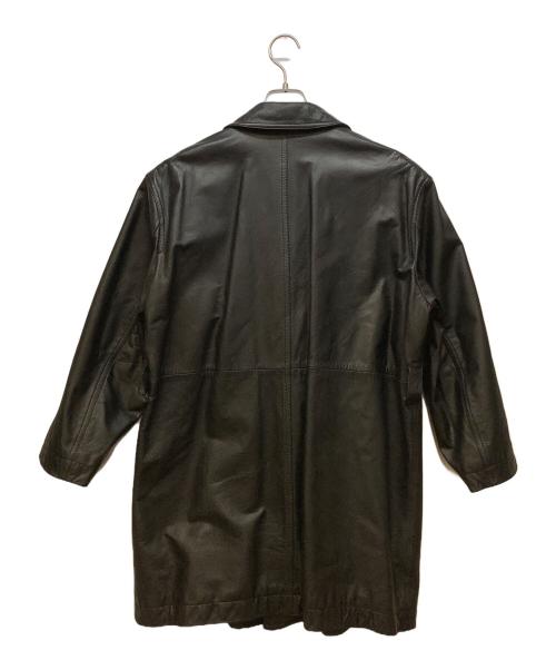 tricot COMME des GARCONS（トリココムデギャルソン）tricot COMME des GARCONS (トリココムデギャルソン) レザーコート ブラック サイズ:FREEの古着・服飾アイテム