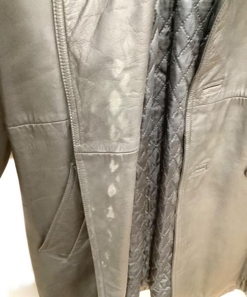 tricot COMME des GARCONS（トリココムデギャルソン）tricot COMME des GARCONS (トリココムデギャルソン) レザーコート ブラック サイズ:FREEの古着・服飾アイテム