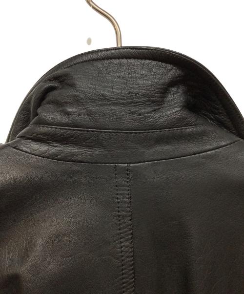 tricot COMME des GARCONS（トリココムデギャルソン）tricot COMME des GARCONS (トリココムデギャルソン) レザーコート ブラック サイズ:FREEの古着・服飾アイテム