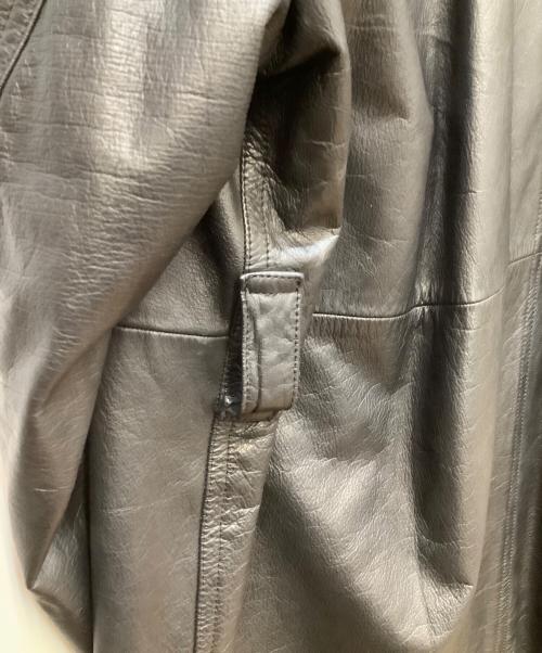 tricot COMME des GARCONS（トリココムデギャルソン）tricot COMME des GARCONS (トリココムデギャルソン) レザーコート ブラック サイズ:FREEの古着・服飾アイテム