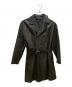 tricot COMME des GARCONS（トリココムデギャルソン）の古着「レザーコート」｜ブラック