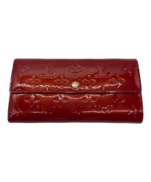 LOUIS VUITTON（ルイ ヴィトン）の古着「長財布/ヴェルニ･ポルトフォイユ・サラ」｜ポム・ダムール