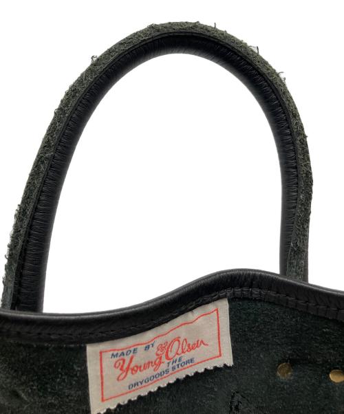 YOUNG & OLSEN The DRYGOODS STORE（ヤングアンドオルセン ザ ドライグッズストア）YOUNG & OLSEN The DRYGOODS STORE (ヤングアンドオルセン ザ ドライグッズストア) ハンドバッグ ブラックの古着・服飾アイテム