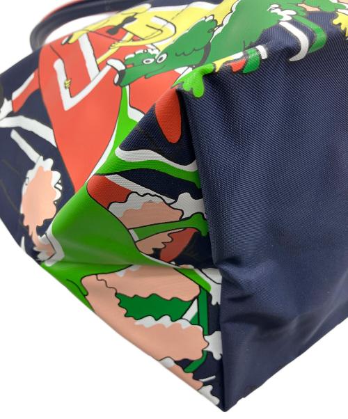 LONGCHAMP×Cloe Floirat（ロンシャン×クロエ フロアラ）LONGCHAMP×Cloe Floirat (ロンシャン×クロエ フロアラ) ハンドバッグ ネイビーの古着・服飾アイテム
