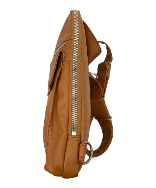 PORTER（ポーター）PORTER (ポーター) FREE STYLE SLING SHOULDER BAG ショルダーバッグ ブラウンの古着・服飾アイテム