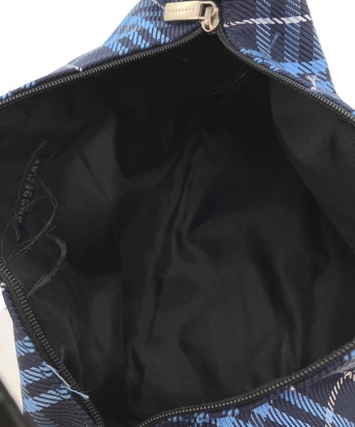 BURBERRY LONDON（バーバリーロンドン）BURBERRY LONDON (バーバリーロンドン) ハンドバッグ ブルーの古着・服飾アイテム
