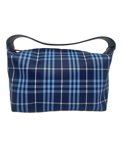 BURBERRY LONDON（バーバリーロンドン）BURBERRY LONDON (バーバリーロンドン) ハンドバッグ ブルーの古着・服飾アイテム