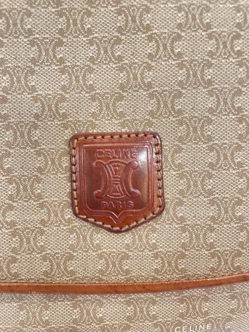 CELINE（セリーヌ）CELINE (セリーヌ) マカダム クラッチバッグ ブラウンの古着・服飾アイテム