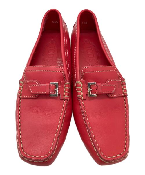 TOD'S（トッズ）TOD'S (トッズ) コインローファー ピンク サイズ:SIZE 36 1/2の古着・服飾アイテム