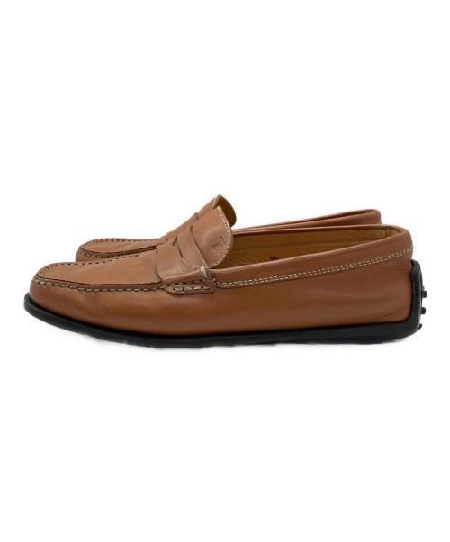 TOD'S（トッズ）TOD'S (トッズ) ローファー ブラウン サイズ:SIZE 7 1/2の古着・服飾アイテム
