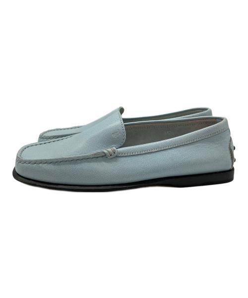 TOD'S（トッズ）TOD'S (トッズ) ローファー スカイブルー サイズ:SIZE 35 1/2の古着・服飾アイテム
