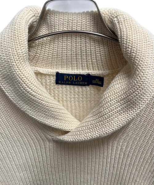 POLO RALPH LAUREN（ポロ・ラルフローレン）POLO RALPH LAUREN (ポロ・ラルフローレン) 厚手ニット ベージュ サイズ:SIZE XSの古着・服飾アイテム