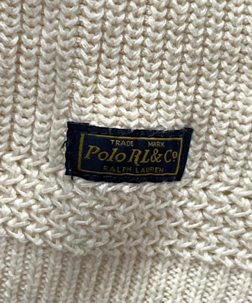 POLO RALPH LAUREN（ポロ・ラルフローレン）POLO RALPH LAUREN (ポロ・ラルフローレン) 厚手ニット ベージュ サイズ:SIZE XSの古着・服飾アイテム