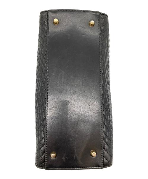 BALLY（バリー）BALLY (バリー) キルティング タンロック ハンドバッグ ブラックの古着・服飾アイテム
