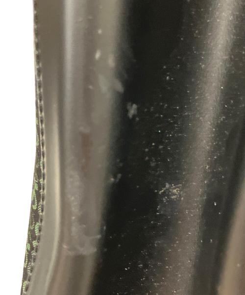 LOEWE（ロエベ）LOEWE (ロエベ) アナグラム メタルハンドル トートバッグ ブラック×グリーン×ゴールドの古着・服飾アイテム