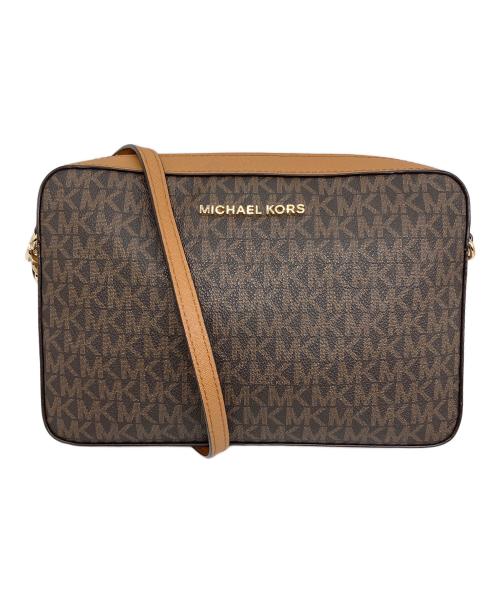 MICHAEL KORS（マイケル・コース）MICHAEL KORS (マイケル・コース) ショルダーバッグ ブラウンの古着・服飾アイテム