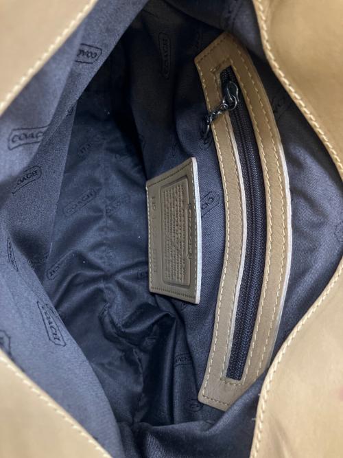COACH（コーチ）COACH (コーチ) OLD COACH ハンドバッグ ベージュの古着・服飾アイテム
