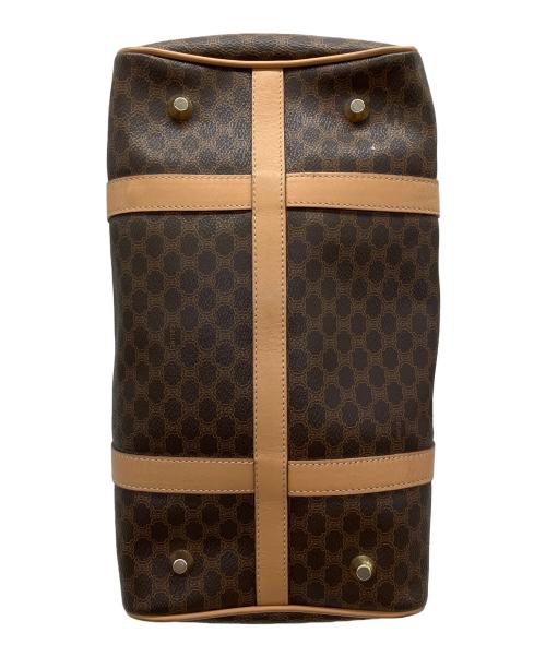 CELINE（セリーヌ）CELINE (セリーヌ) マカダム　ミニボストンバッグ ブラウンの古着・服飾アイテム