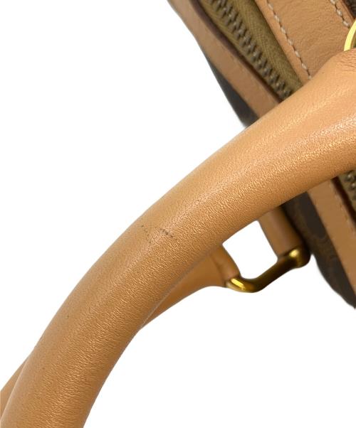 CELINE（セリーヌ）CELINE (セリーヌ) マカダム　ミニボストンバッグ ブラウンの古着・服飾アイテム