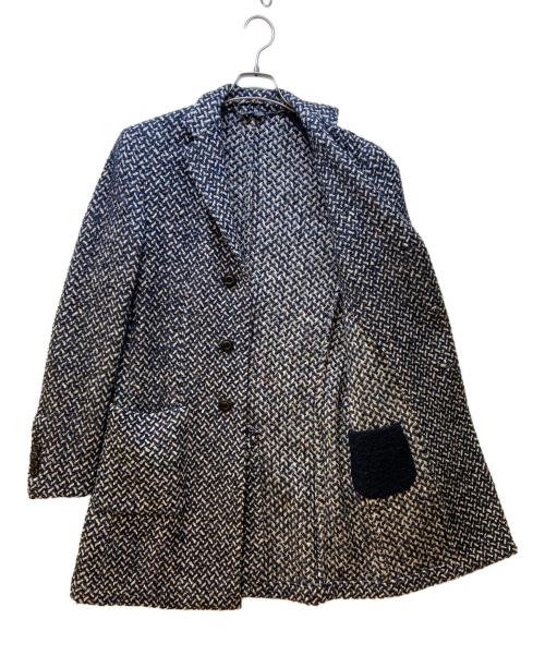 MANUEL RITZ（マニュエル・リッツ）MANUEL RITZ (マニュエル・リッツ) MANUEL RITZ/チェスターコート ネイビー サイズ:freeの古着・服飾アイテム