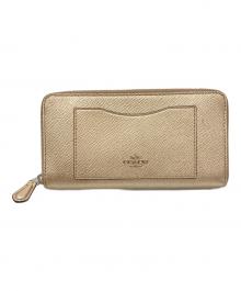 COACH（コーチ）の古着「長財布」｜シャンパンゴールド