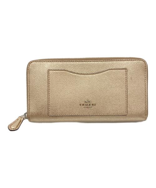 COACH（コーチ）COACH (コーチ) 長財布 シャンパンゴールドの古着・服飾アイテム