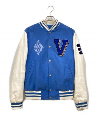 ルイ・ヴィトン ジャンパー 46 青/白 ルイ・ヴィトン(LOUIS VUITTON)ルイ・ヴィトン パペットベースボール