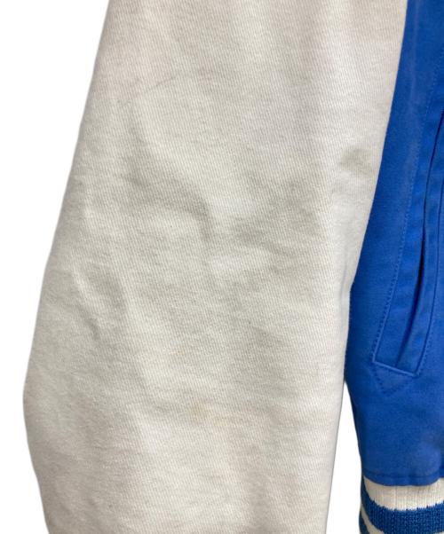 LOUIS VUITTON（ルイ ヴィトン）LOUIS VUITTON (ルイ ヴィトン) ロゴワッペン スタジャン ブルー×ホワイト サイズ:SIZE 50の古着・服飾アイテム