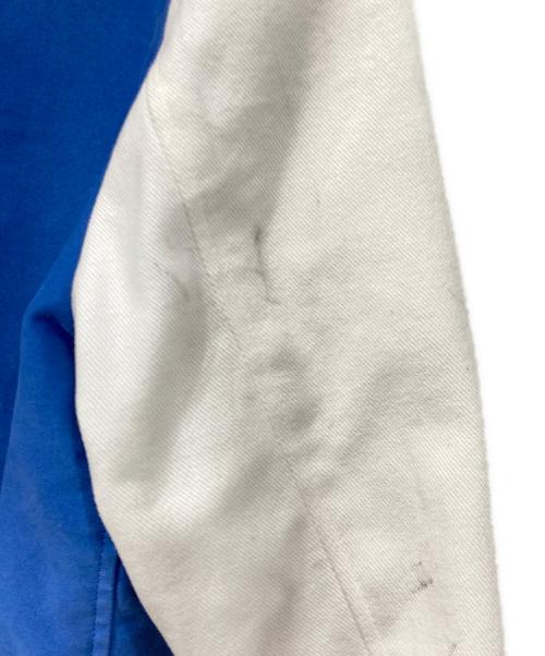 LOUIS VUITTON（ルイ ヴィトン）LOUIS VUITTON (ルイ ヴィトン) ロゴワッペン スタジャン ブルー×ホワイト サイズ:SIZE 50の古着・服飾アイテム