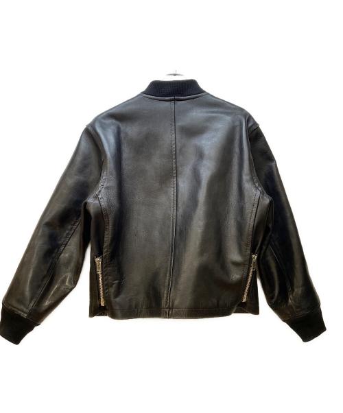 COMME des GARCONS（コムデギャルソン）COMME des GARCONS (コムデギャルソン) COMME des GARCONS/レザージャケット ブラック サイズ:Mの古着・服飾アイテム
