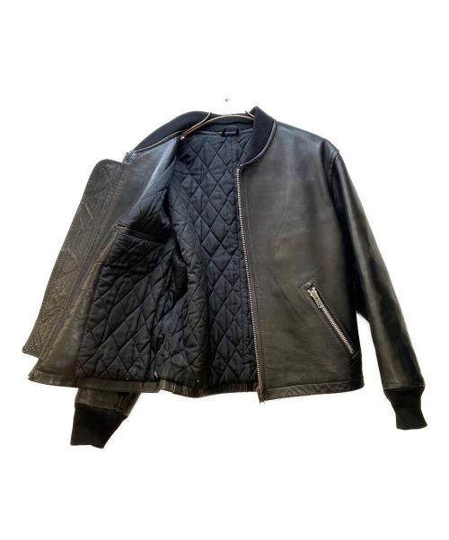 COMME des GARCONS（コムデギャルソン）COMME des GARCONS (コムデギャルソン) COMME des GARCONS/レザージャケット ブラック サイズ:Mの古着・服飾アイテム