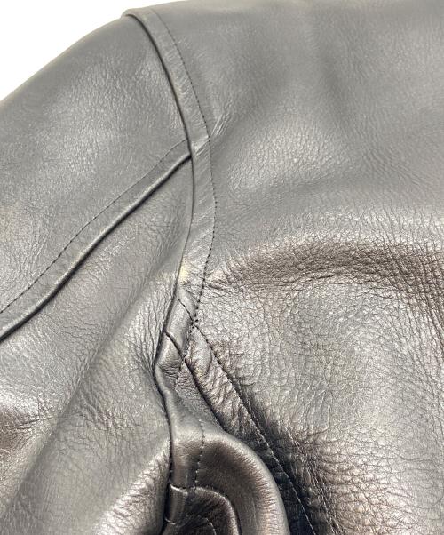 COMME des GARCONS（コムデギャルソン）COMME des GARCONS (コムデギャルソン) COMME des GARCONS/レザージャケット ブラック サイズ:Mの古着・服飾アイテム
