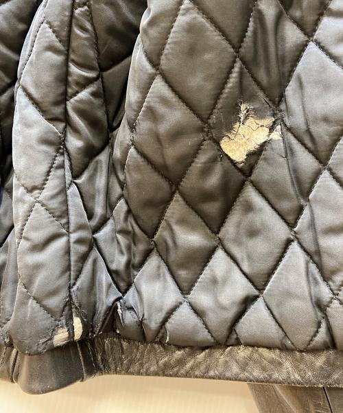 COMME des GARCONS（コムデギャルソン）COMME des GARCONS (コムデギャルソン) COMME des GARCONS/レザージャケット ブラック サイズ:Mの古着・服飾アイテム