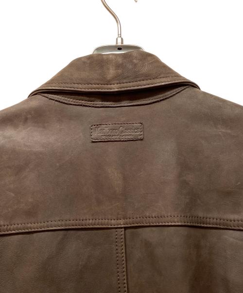 Marlboro Classics（マルボロクラッシクス）Marlboro Classics (マルボロクラッシクス) レザーコート ブラウン サイズ:Lの古着・服飾アイテム