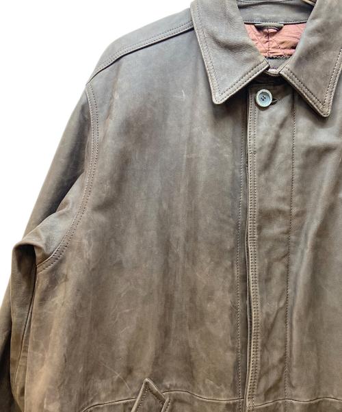 Marlboro Classics（マルボロクラッシクス）Marlboro Classics (マルボロクラッシクス) レザーコート ブラウン サイズ:Lの古着・服飾アイテム