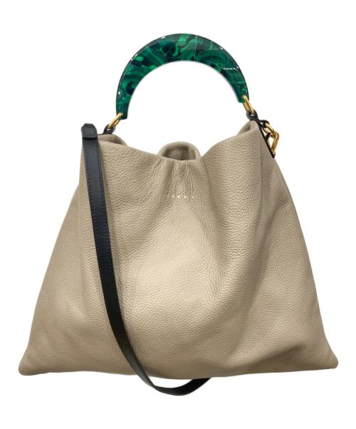 MARNI（マルニ）MARNI (マルニ) VENICE HOBO  BAG ベージュの古着・服飾アイテム