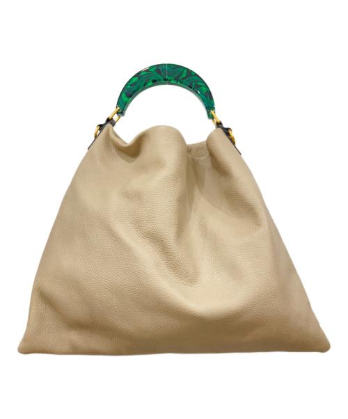 MARNI（マルニ）MARNI (マルニ) VENICE HOBO  BAG ベージュの古着・服飾アイテム