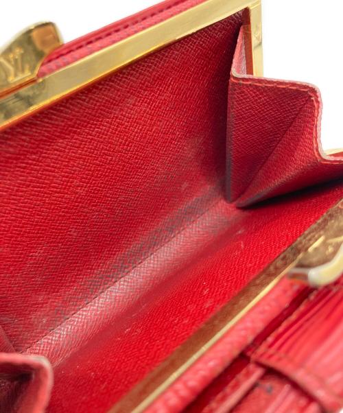 LOUIS VUITTON（ルイ ヴィトン）LOUIS VUITTON (ルイ ヴィトン) がま口財布 カスティリアン・ レッドの古着・服飾アイテム