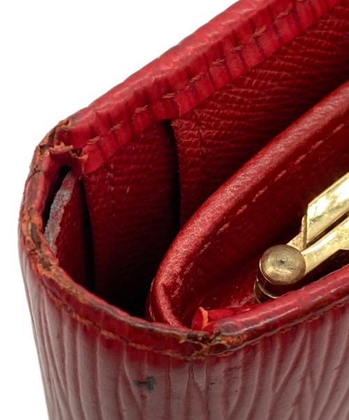 LOUIS VUITTON（ルイ ヴィトン）LOUIS VUITTON (ルイ ヴィトン) がま口財布 カスティリアン・ レッドの古着・服飾アイテム