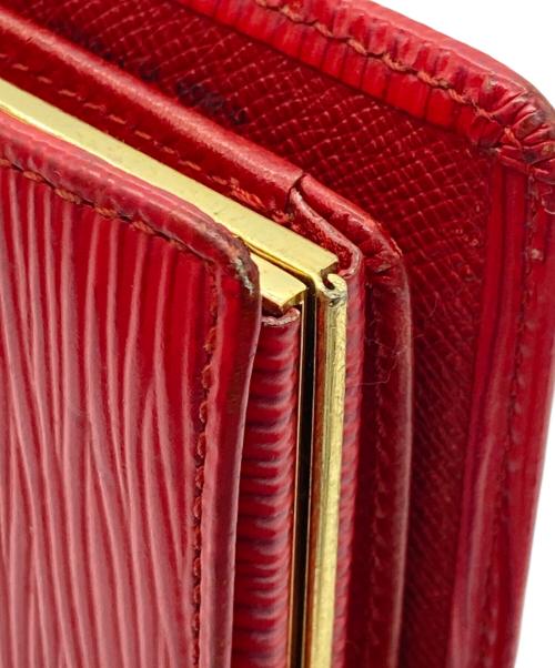 LOUIS VUITTON（ルイ ヴィトン）LOUIS VUITTON (ルイ ヴィトン) がま口財布 カスティリアン・ レッドの古着・服飾アイテム