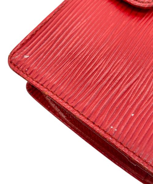 LOUIS VUITTON（ルイ ヴィトン）LOUIS VUITTON (ルイ ヴィトン) がま口財布 カスティリアン・ レッドの古着・服飾アイテム
