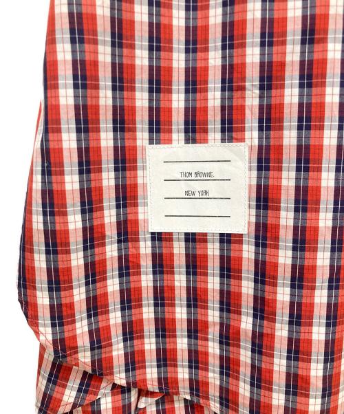 Thom Browne（トムブラウン）Thom Browne (トムブラウン) ノースリーブワンピース レッド×ホワイト サイズ:SIZE 36の古着・服飾アイテム