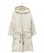 MARNIマルニ）の古着「ペイントダブルジップフーディ」｜ホワイト