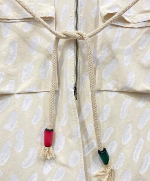 MARNI（マルニ）MARNI (マルニ) ペイントダブルジップフーディ ホワイト サイズ:SIZE 38の古着・服飾アイテム