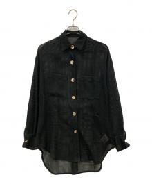MAISON SPECIAL（メゾンスペシャル）の古着「メッシュシャツ」｜ブラック