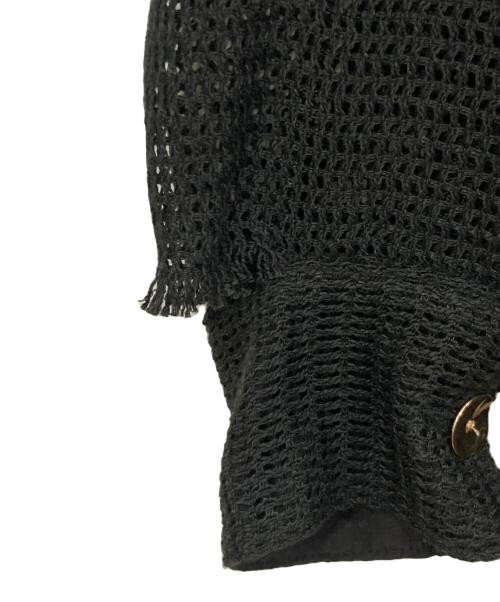 MAISON SPECIAL（メゾンスペシャル）MAISON SPECIAL (メゾンスペシャル) メッシュシャツ ブラック サイズ:Mサイズの古着・服飾アイテム