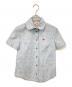 Vivienne Westwood RED LABEL（ヴィヴィアンウエストウッドレッドレーベル）の古着「半袖シャツブラウス」｜ライトブルー