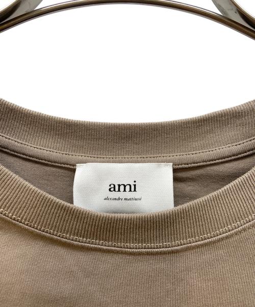 AMI PARIS（アミ パリス）AMI PARIS (アミ パリス) 半袖カットソー ベージュ サイズ:XLの古着・服飾アイテム